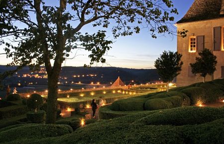 Les jardins de marqueyssac aux chandelles en partant du camping Dordogne la butte