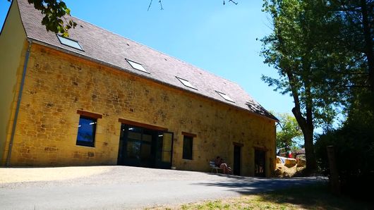 sanitaire du camping sarlat dordogne périgord LA BUTTE a la roque gageac